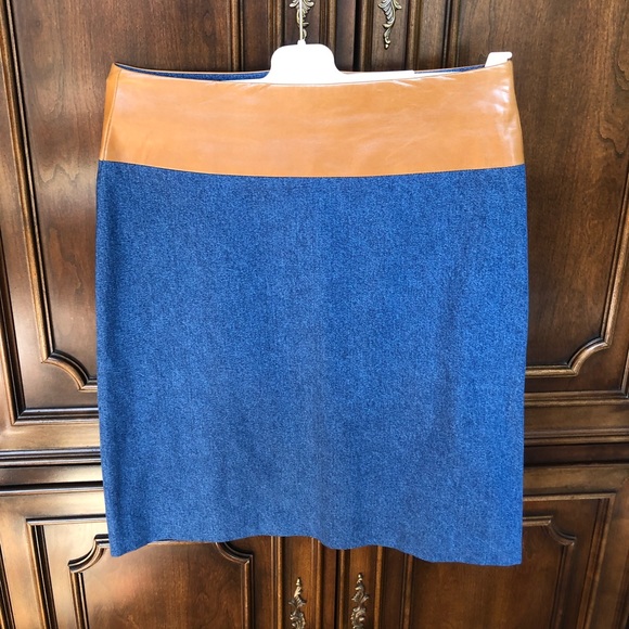 Jean-Louis Scherrer  Denim and Leather Suit - Picture 6 of 8